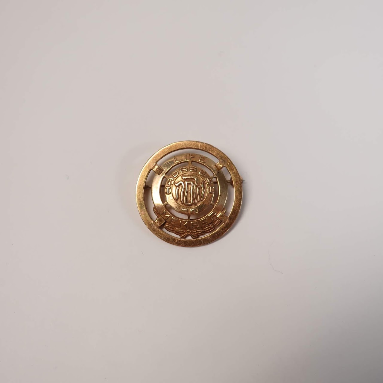 10K Gold Hadassah Pin