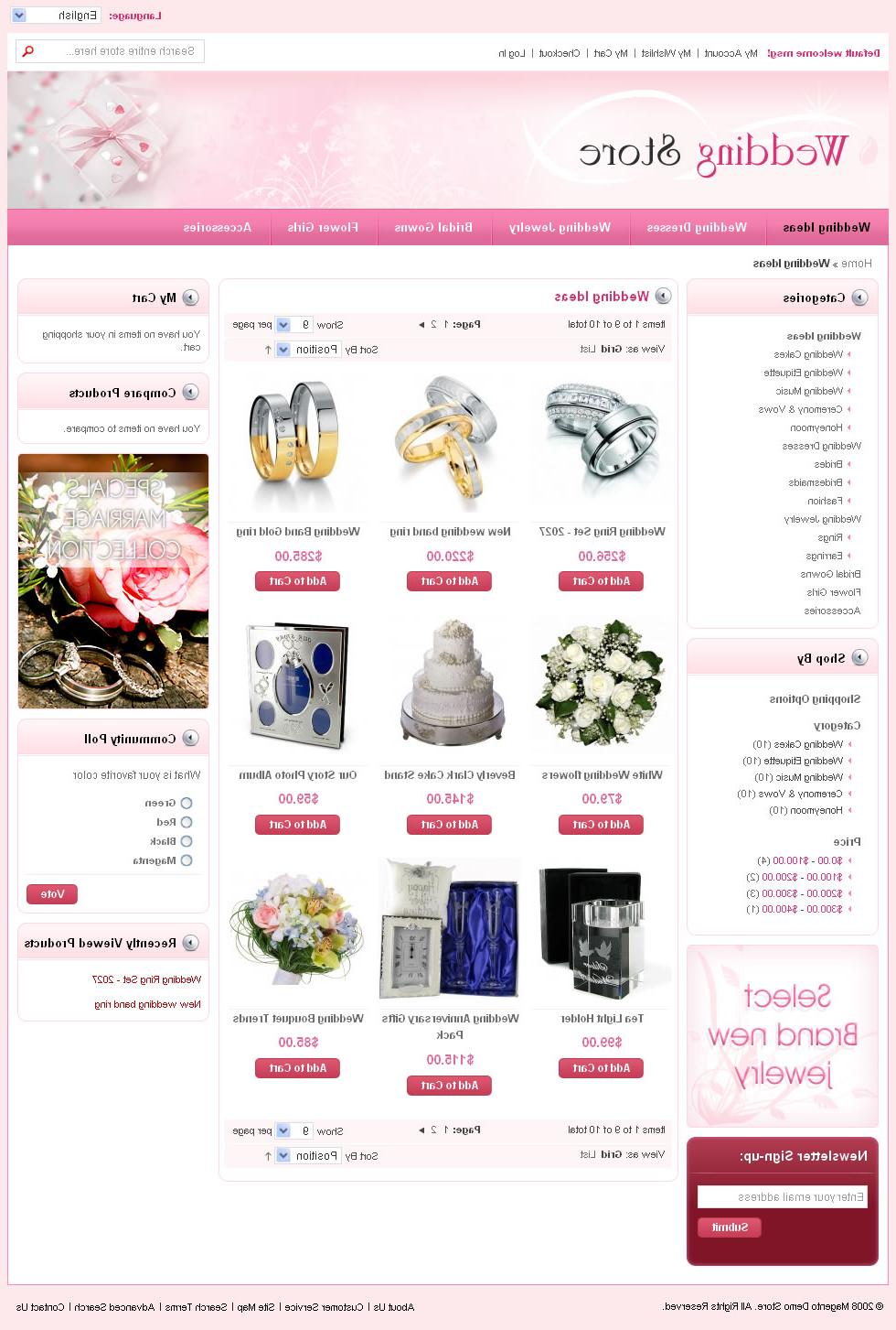 Wedding Magento Template 1.6