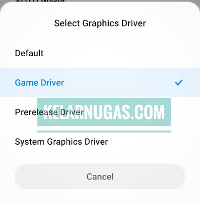 Xiaomi Game Driver Preference