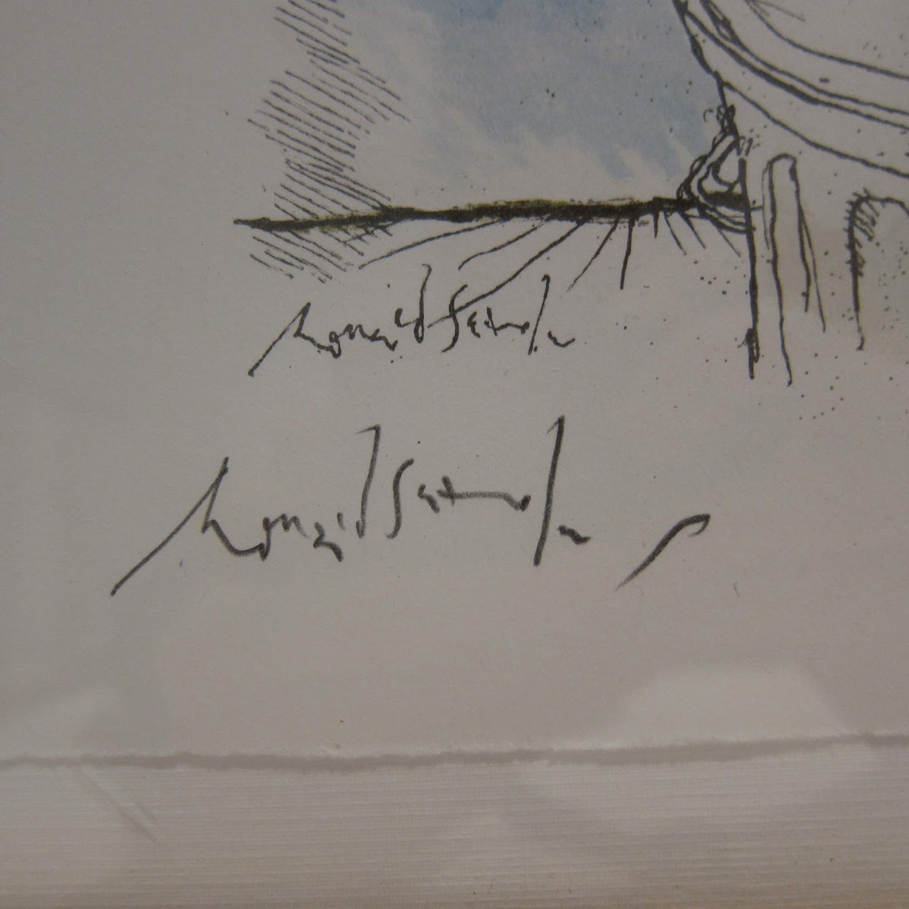 Ronald Searle X Robert Forbes Illustrated Poetry Lithograph - First, Last and Forever