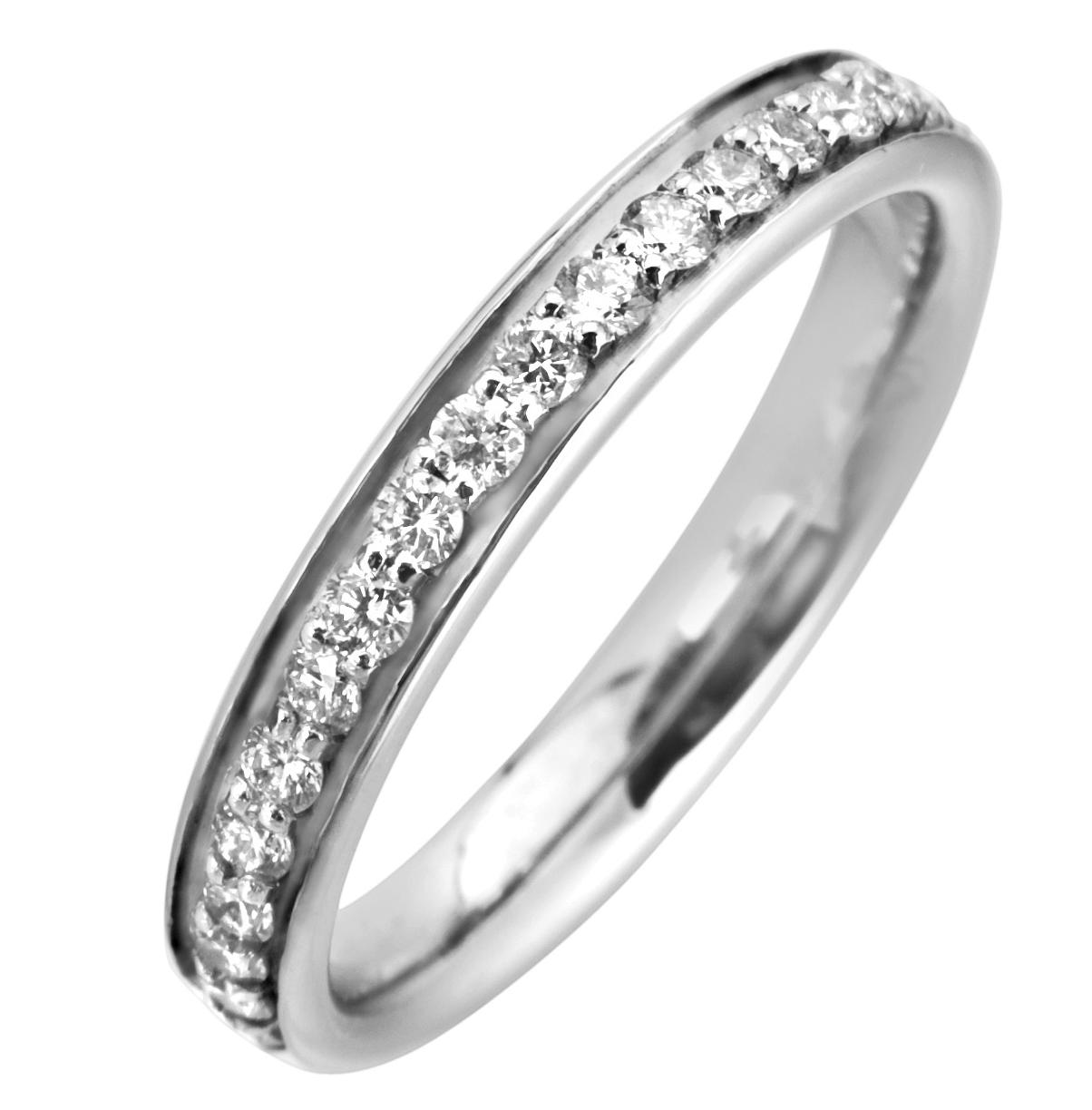 0.32CT Grain Set Wedding Ring