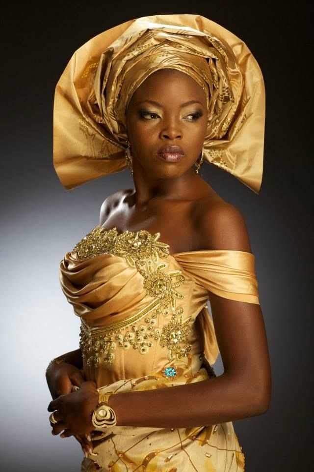 Tie Bridal Gele for Nigerian Wedding 2015 2016 - Styles 7