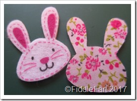 Easter Bunny hairslides b