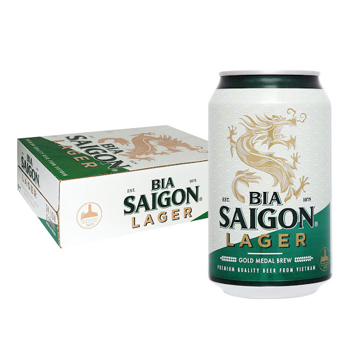 Thùng 24 Lon Bia Sài Gòn Lager 330Ml | Vnshop.Vn