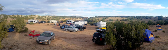 Camp on Saturday evening