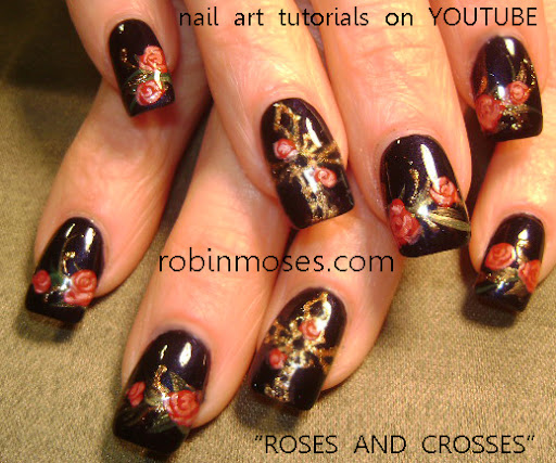 "diva nails" "cross and roses"