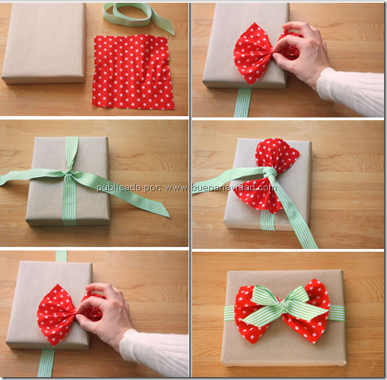 moño para regalos de Navidad e moño para regalos de Navidad