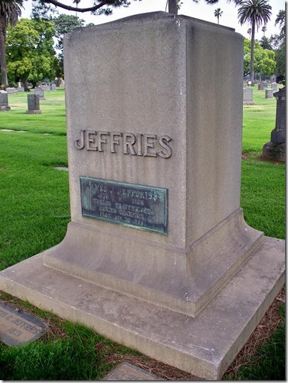 Jim Jeffries grave