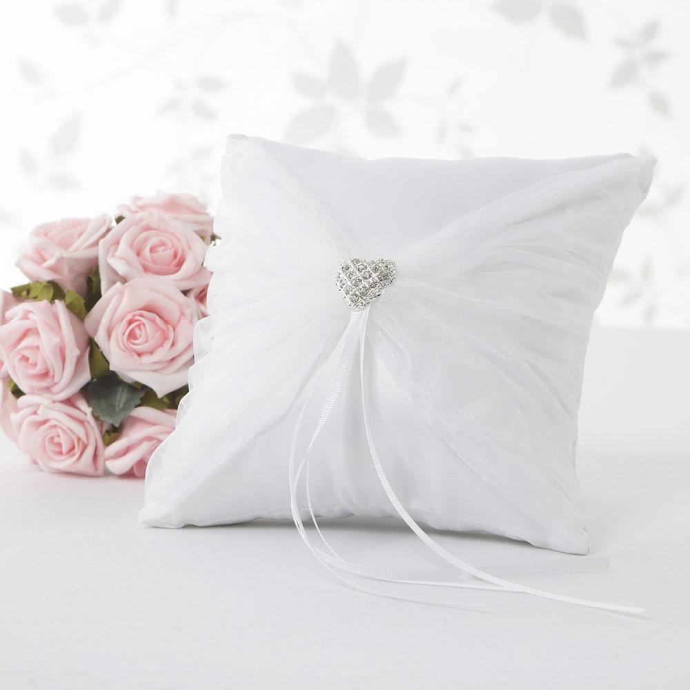 Wedding Ring Pillow Heart