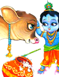 [Krishna with cow]