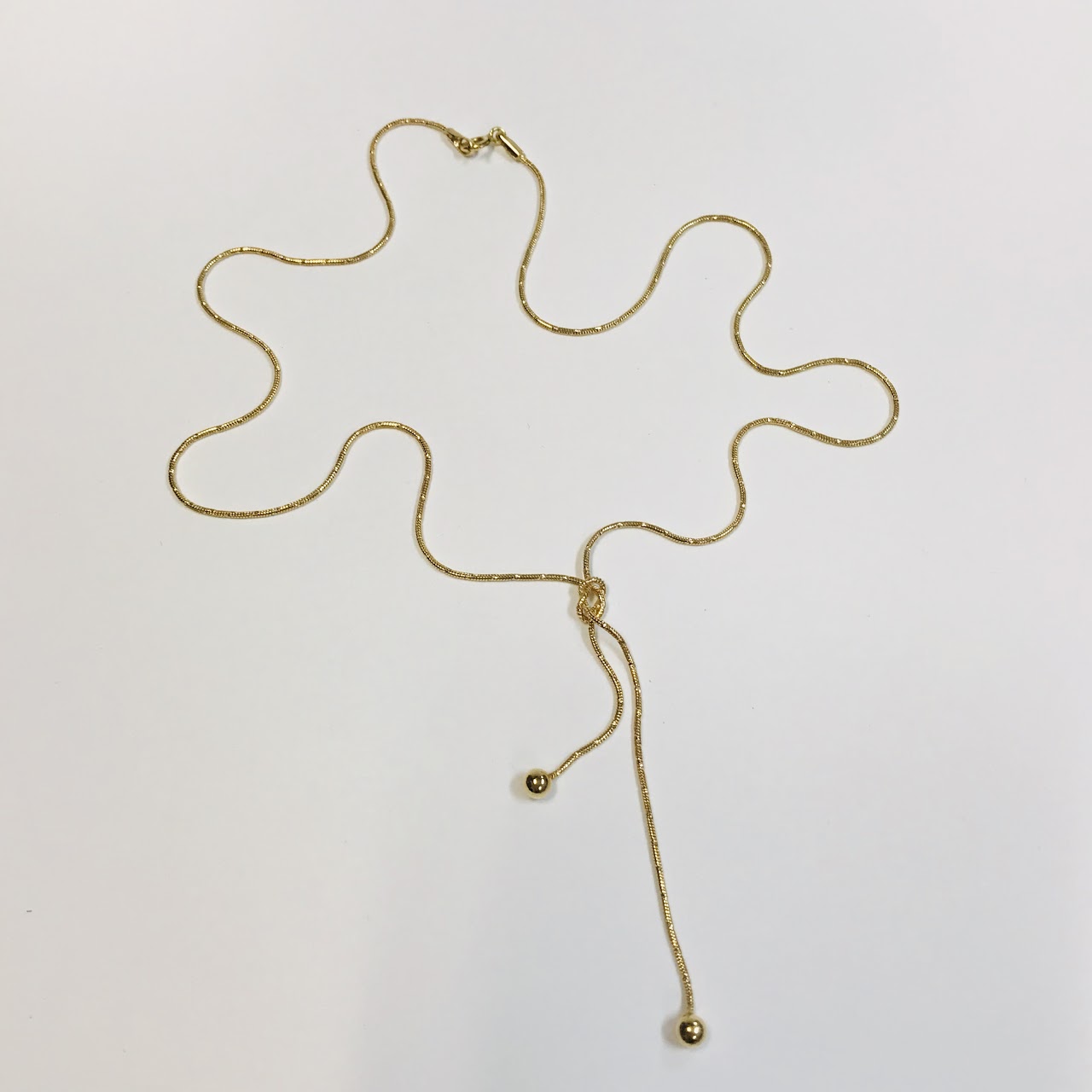 18K Gold Knot Necklace