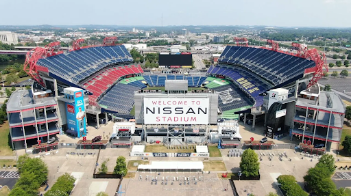 Man breaks into Nissan Stadium while 2 security guards are there, assaults police and flees