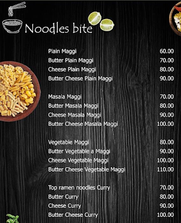 Noodles Bite menu 