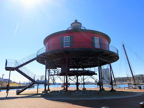 Seven Foot Knoll Lighthouse Inner Harbor Baltimore Maryland