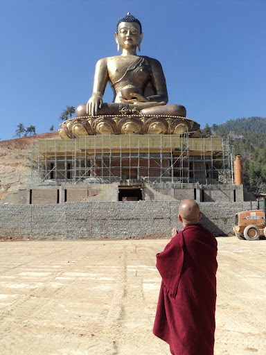 Ký sự chuyến hành hương Bhutan đầu xuân._Bodhgaya monk (Văn Thu gởi) DSC06544