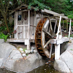 waterwheel at the Capilano Suspension Bridge in North Vancouver, Canada 