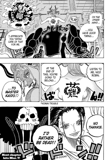 Blackjack Rants: One Piece 1014-1015 Review: Death and Samurais