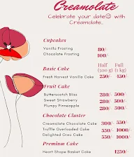 Creamolate menu 1