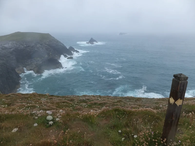 Stinking Cove, Dinas Head with the Bull island