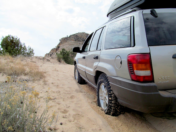 Bogged down in the sand at Elephant Butte