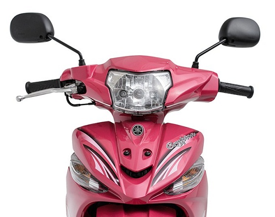 Moto cor de rosa da Penelope Charmosa - Yamaha