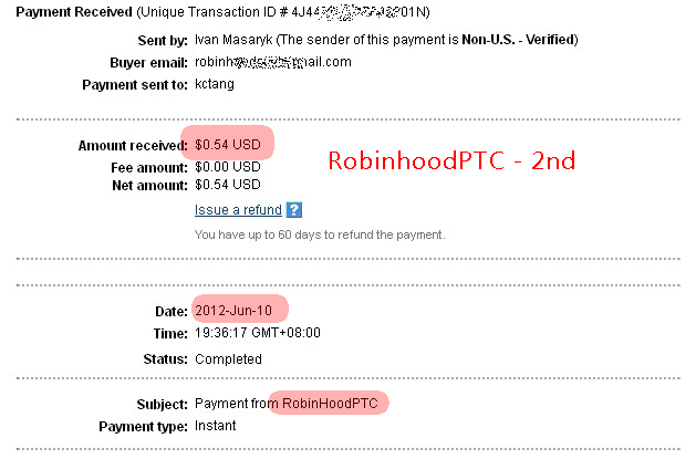 RobinhoodPTC payment proof - 2nd RobinhoodPTC-0002