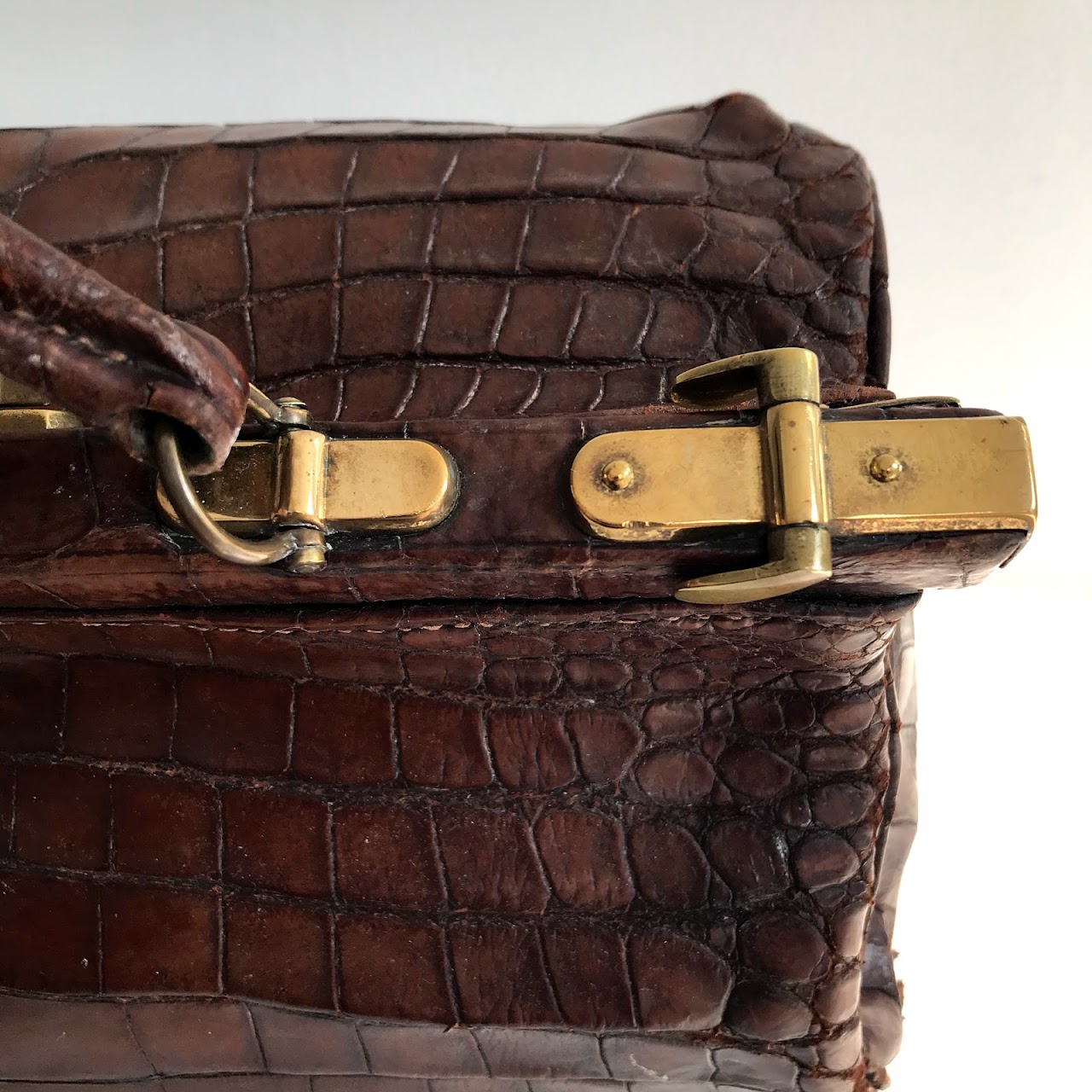 Vintage Alligator Doctor's Bag