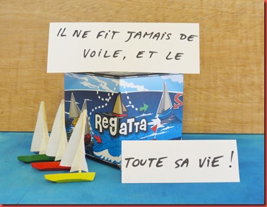 Regatta petits papiers ludiques