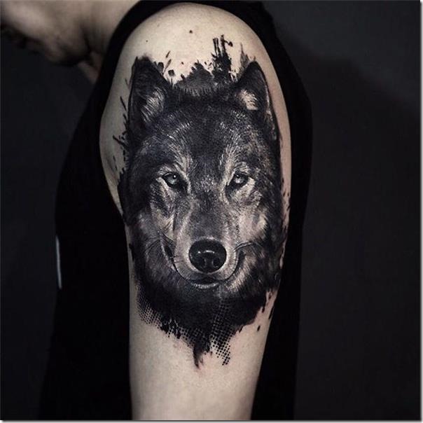 lobo-en-tonos-de-negro-gris-y-blanco