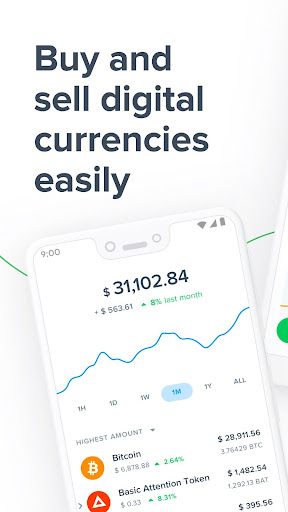 Send, receive and store digital currency