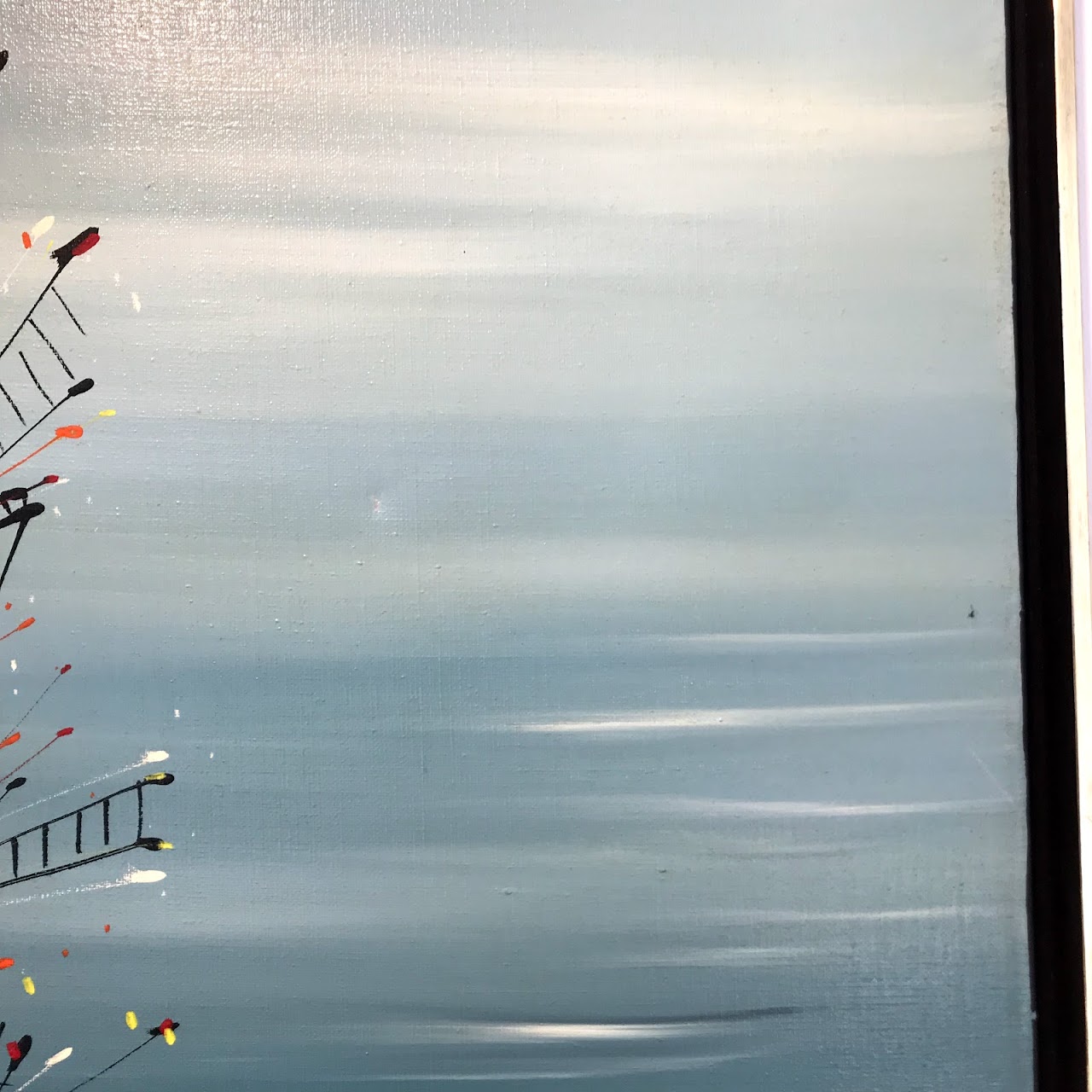 Emile Gerard Vertical Oil Painting
