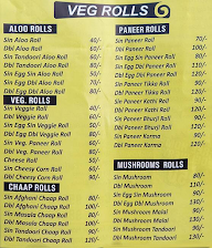 Roll Express menu 1