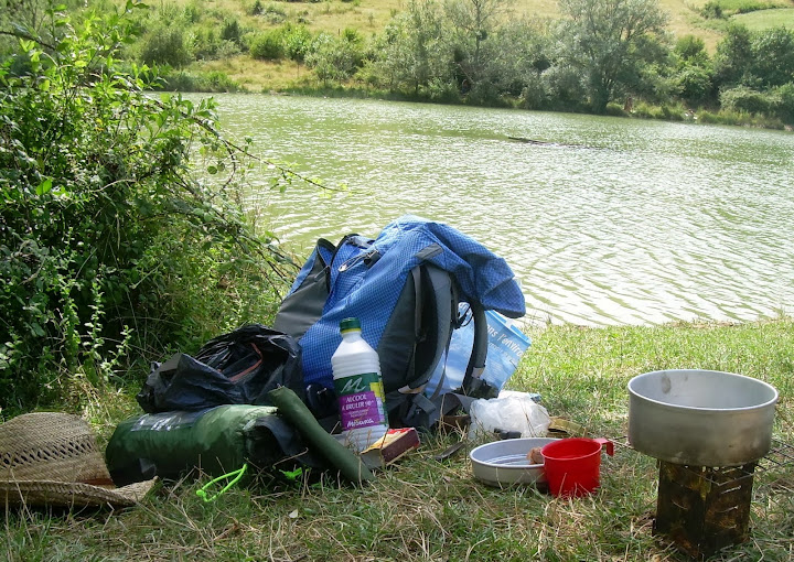 Swimming lake at Bugarach