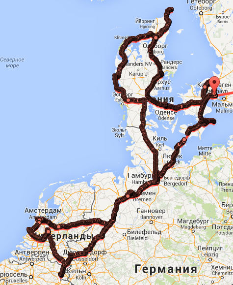 Europe-2014-route