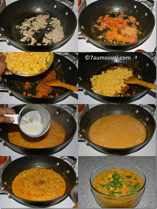Sweet corn curry 