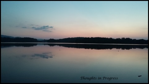 lake at sunrise 3 - Thoughts in Progress