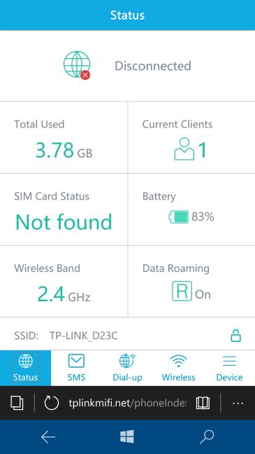 TP-LINK M7300, móvil, inalámbrico, enrutador, LTE