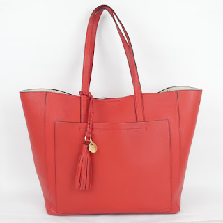 Cole Haan Red Leather Tote