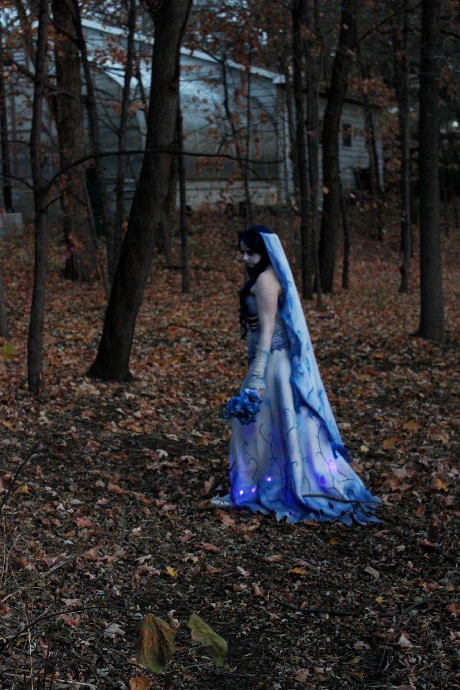 corpse bride wedding gown