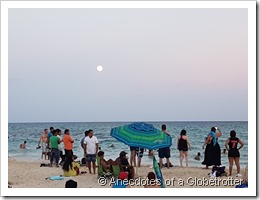 Crowded Playa Del Carmen Beach