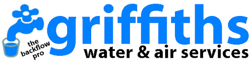 Griffiths Water & Air Services Ltd - "The Backflow Pro" logo