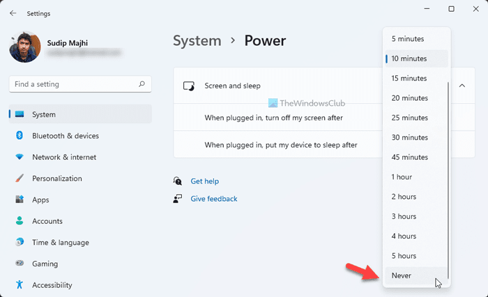 L'écran ne s'éteint pas après l'heure spécifiée dans Windows 11/10