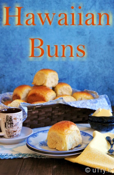 Hawaiian Buns (Tang Zhong Method) 夏威夷麵包-湯種法    http://uTry.it