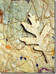 leaf over stitching