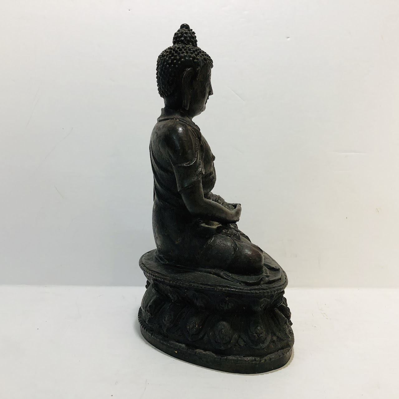 Large Iron Buddha Statue