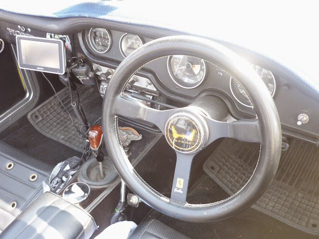 ホンダS800Mのステアリング