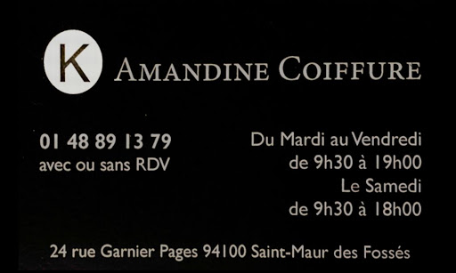 AMANDINE COIFFURE logo