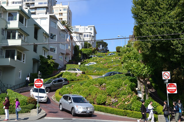 Улица Ломбард, Сан-Франциско, Калифорния (San Francisco, CA)