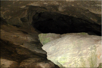 Interior de la cueva