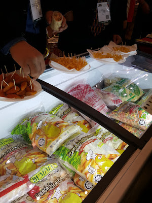 Bumimas displayed frozen french fries among other savoury frozen foods.